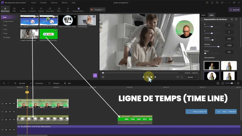 Editeur vidéo - DemoCreator