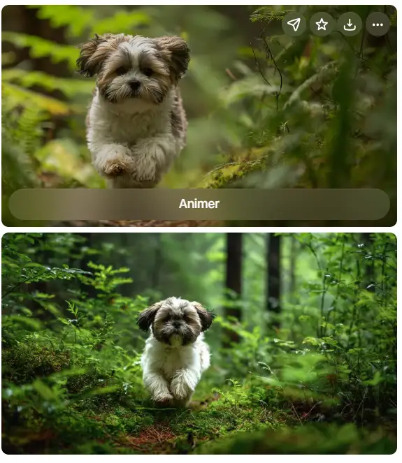 Images générées par Meta AI