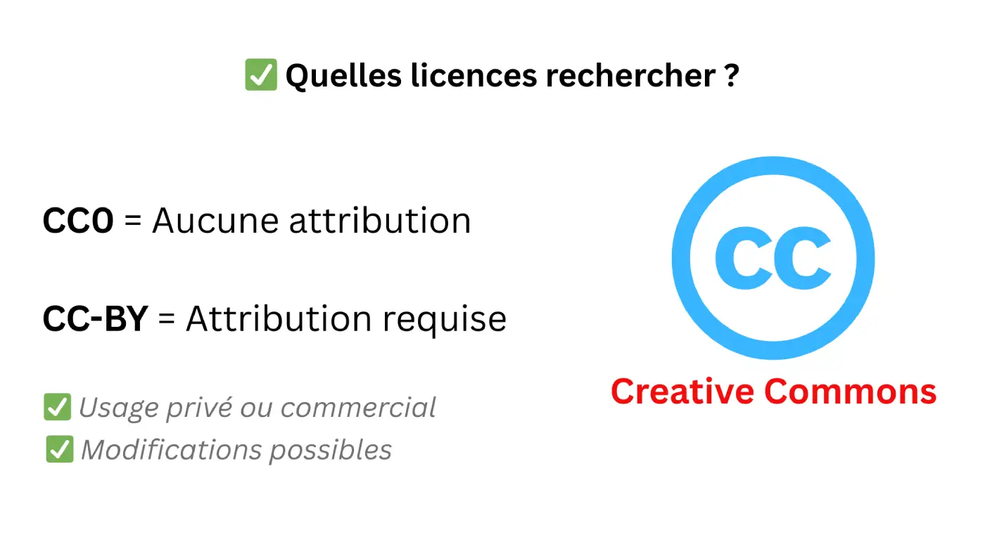 Licences Creative Commons recommandées