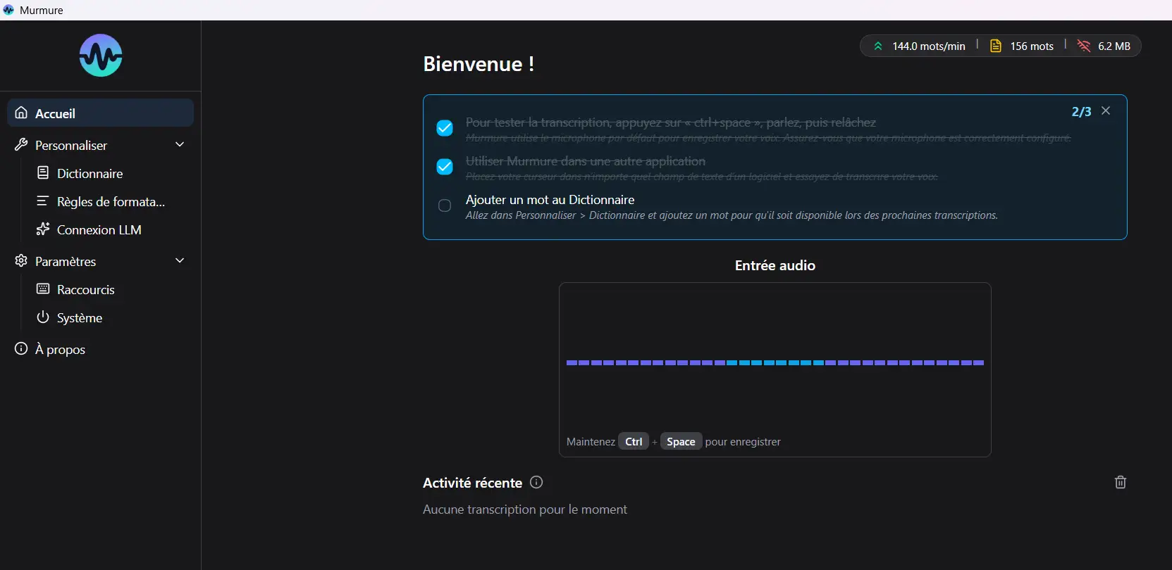 L'interface Intuitive de Murmure