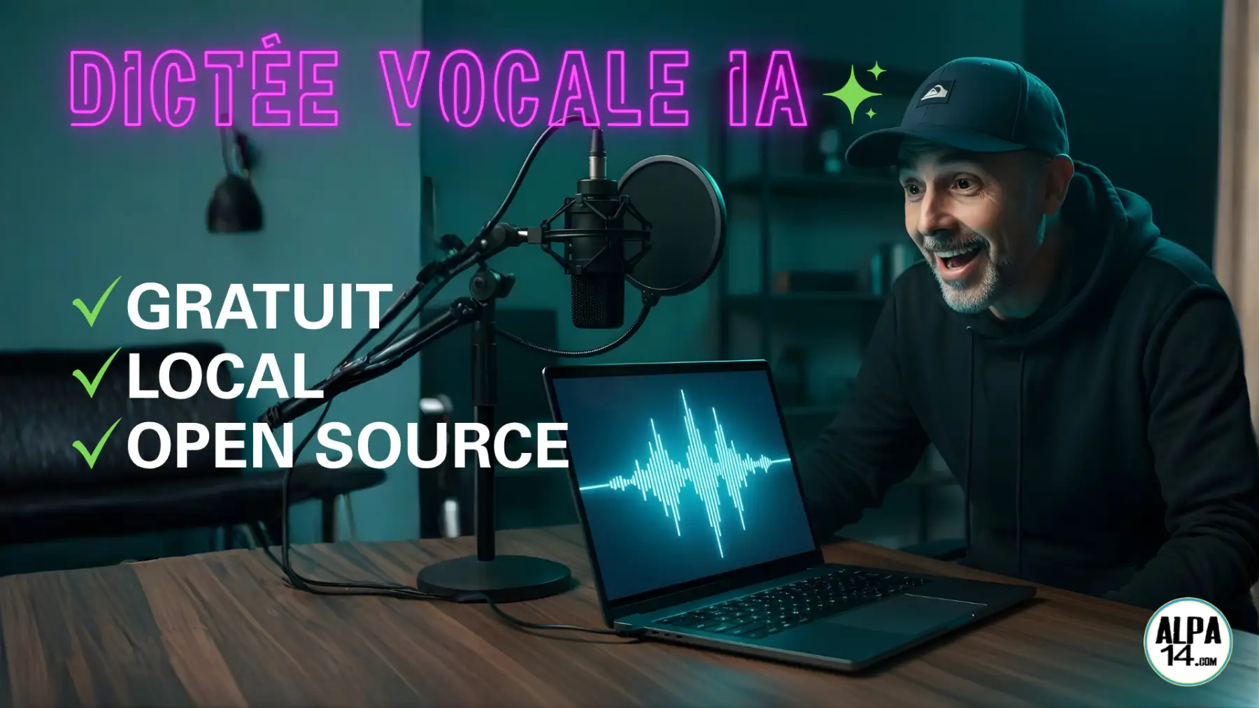 Écrivez sans clavier avec ce logiciel de dictée vocale IA gratuit, local et open source